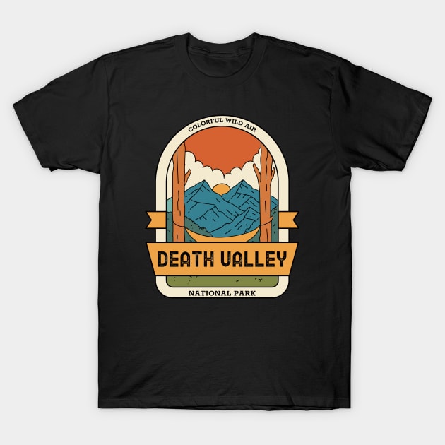 Death Valley National Park Vintage Travel T-Shirt by Insert Place Here